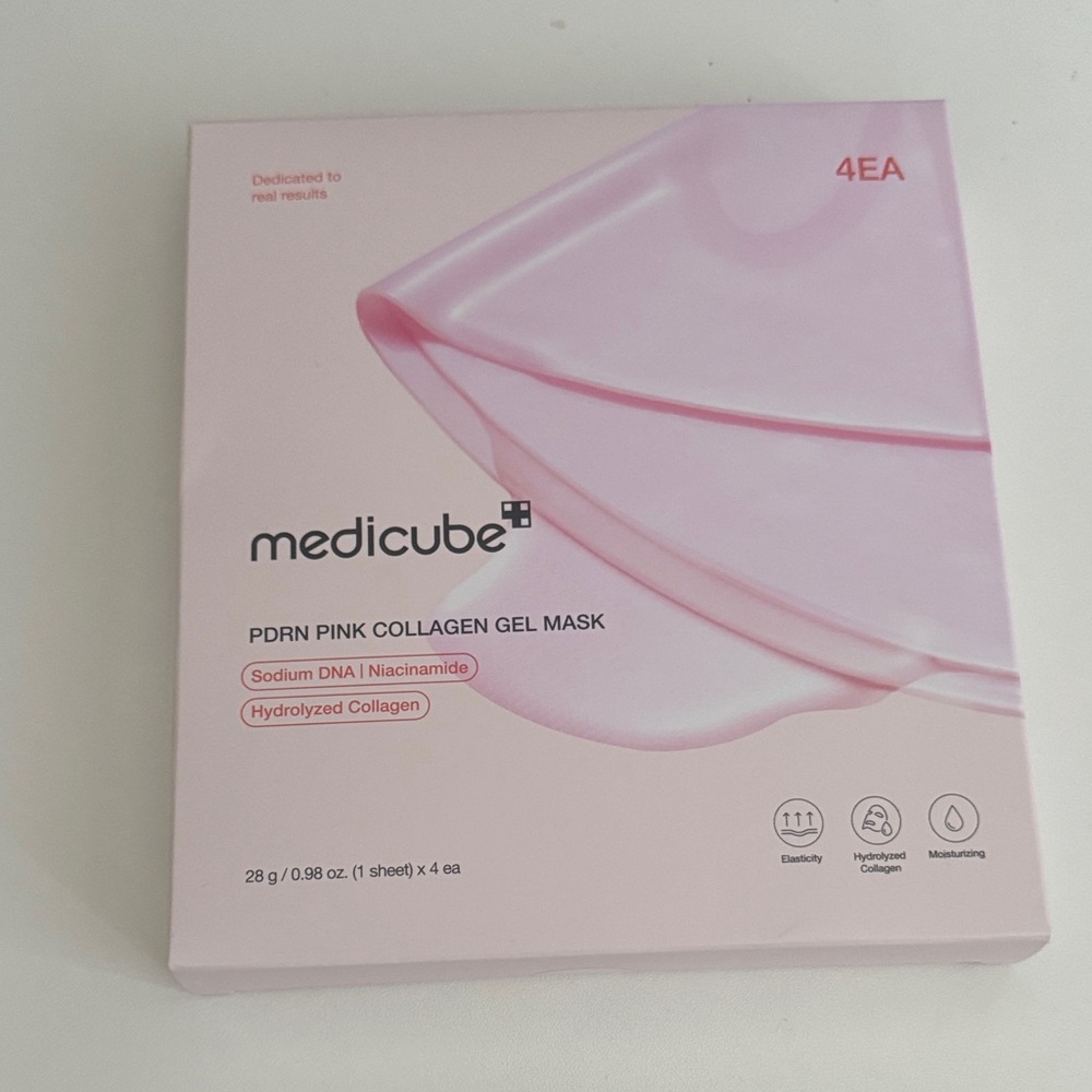 PDRN Pink Collagen Gel Mask - 4 Pack